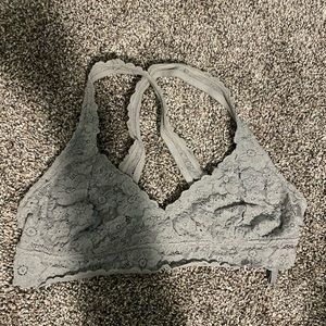 Grey Lace Bralette